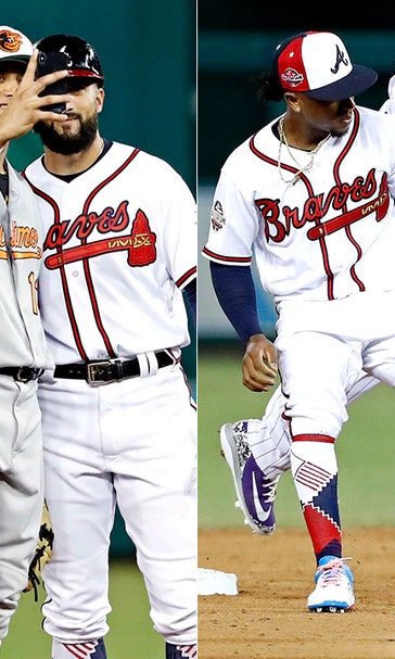 Mike Foltynewicz strong, Nick Markakis reaches base in long-awaited debut to highlight Braves' All-Stars